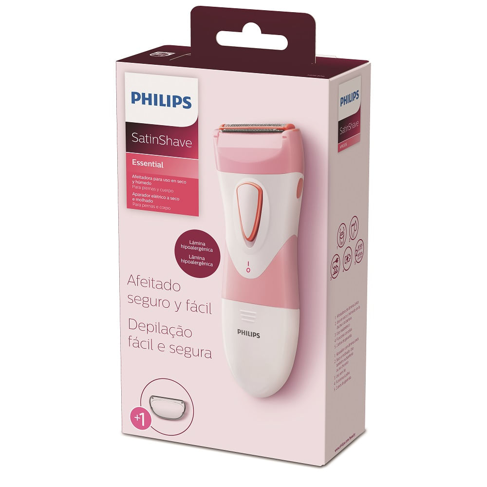 Aparador de Pelos SatinShave Essential Philips - HP6306/00