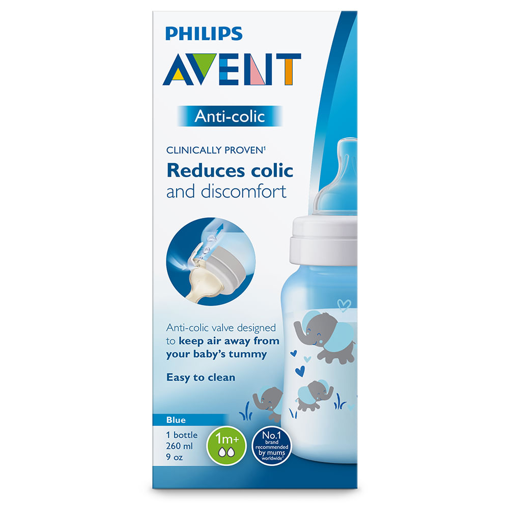 Mamadeira AntiColic Elefante Philips Avent SCF821/15 PHILIPS Loja Oficial Philips Brasil