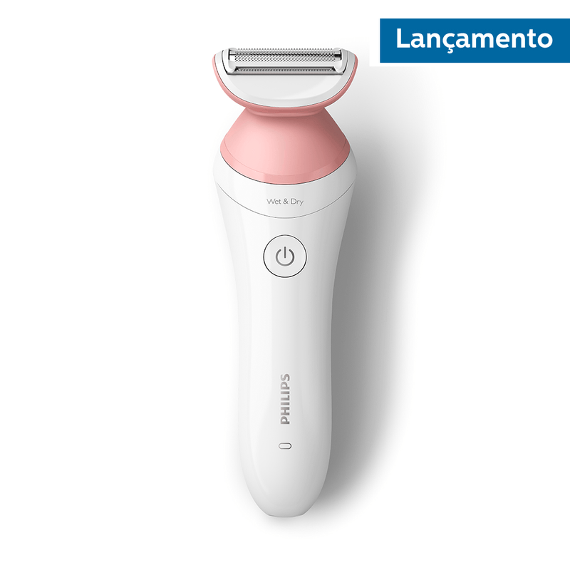 Aparador de pelos Lady Shaver Série 6000 BRL146/00 Cuidados